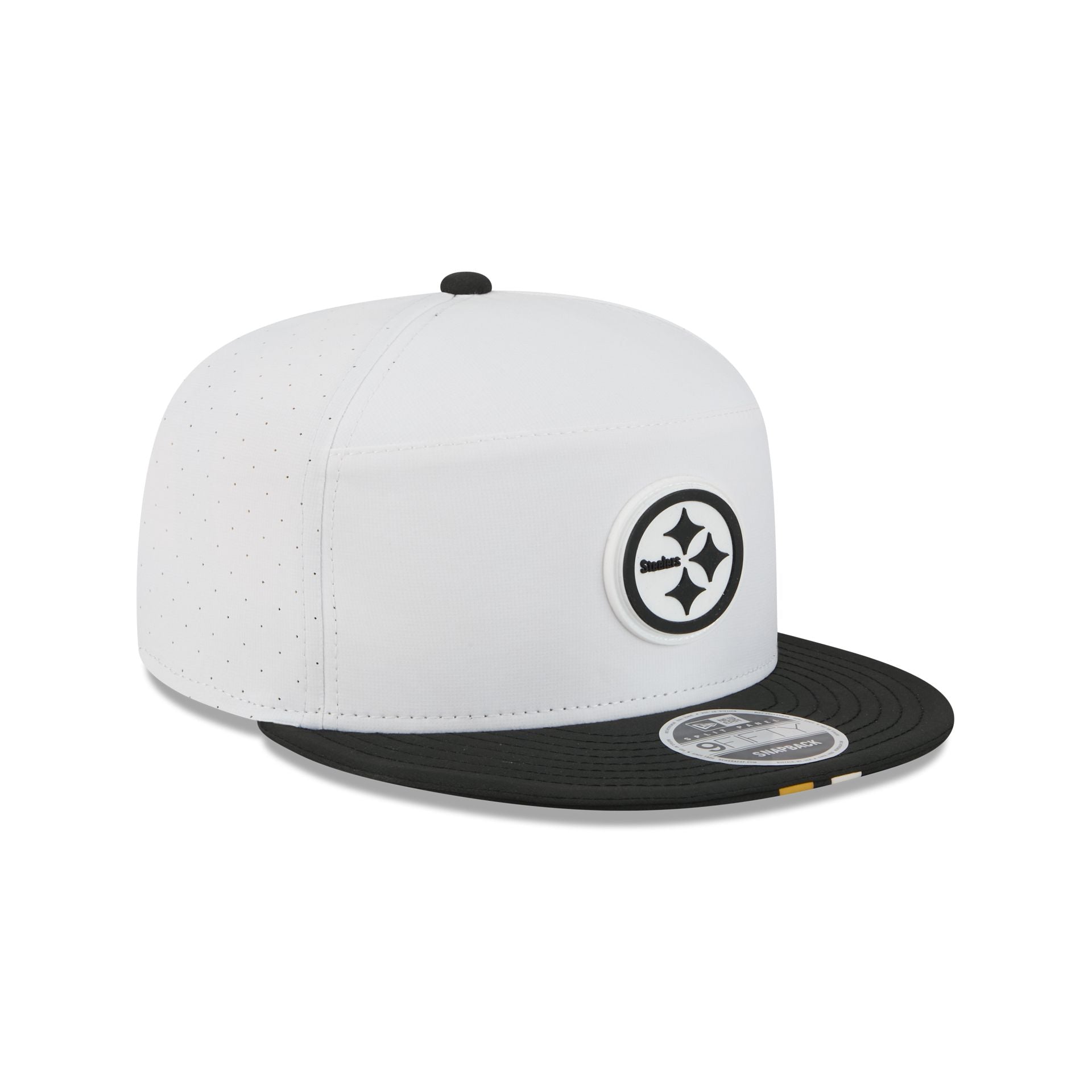 Pittsburgh Steelers 2025 Training Split Panel 9FIFTY Snapback Hat