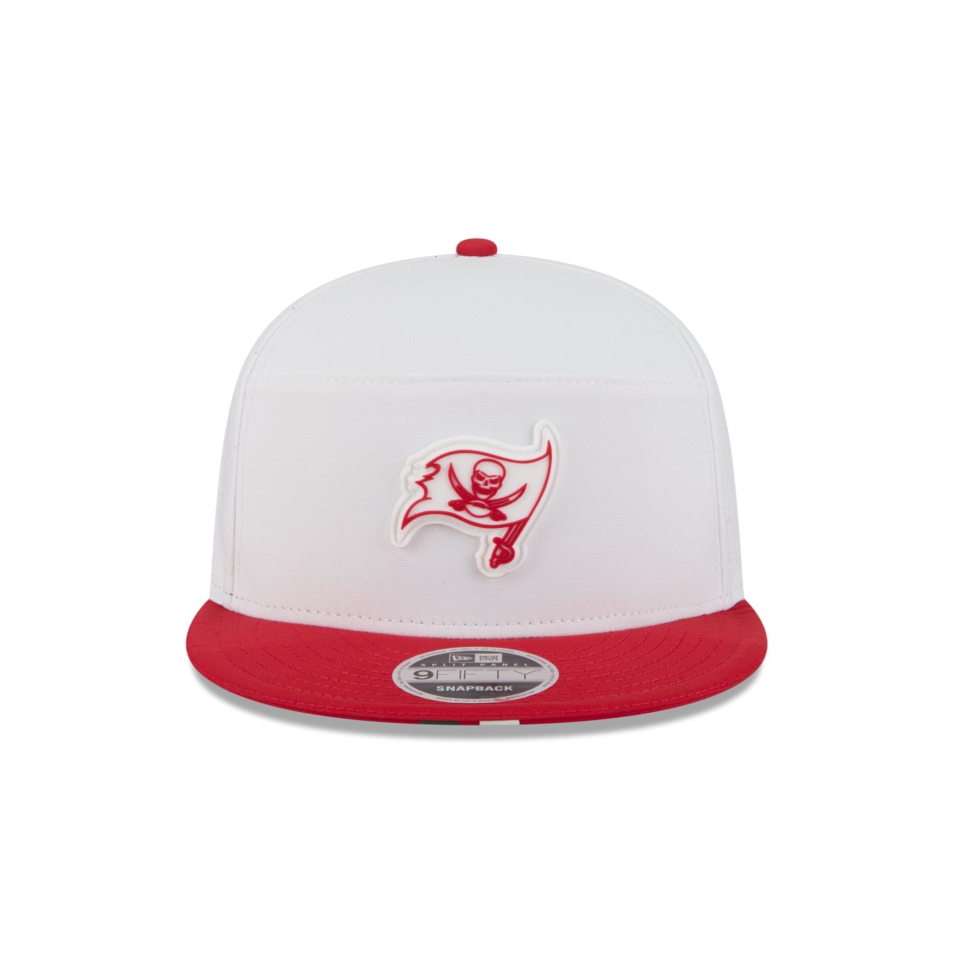 Tampa Bay Buccaneers 2025 Training Split Panel 9FIFTY Snapback Hat