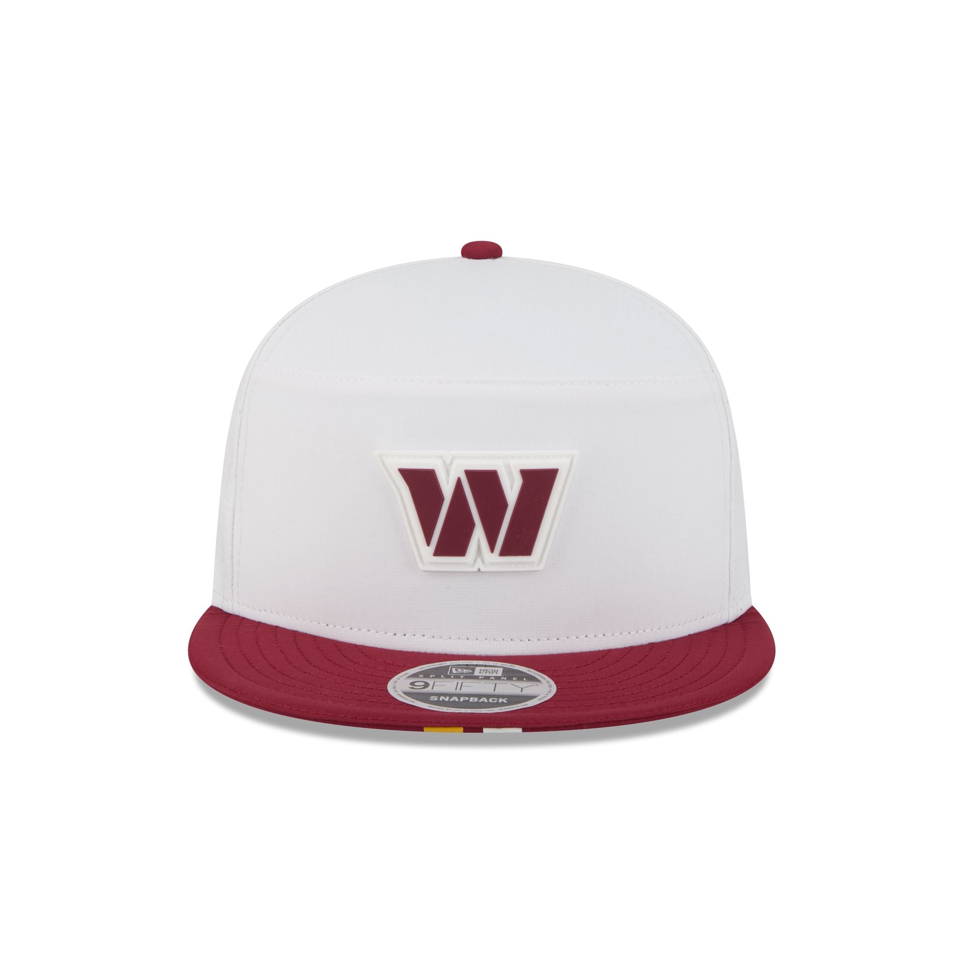 Washington Commanders 2025 Training Split Panel 9FIFTY Snapback Hat