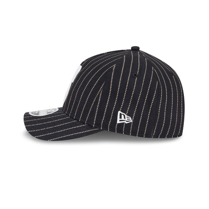 Seattle Mariners Dotted Pinstripe 9FORTY M-Crown A-Frame Adjustable Hat