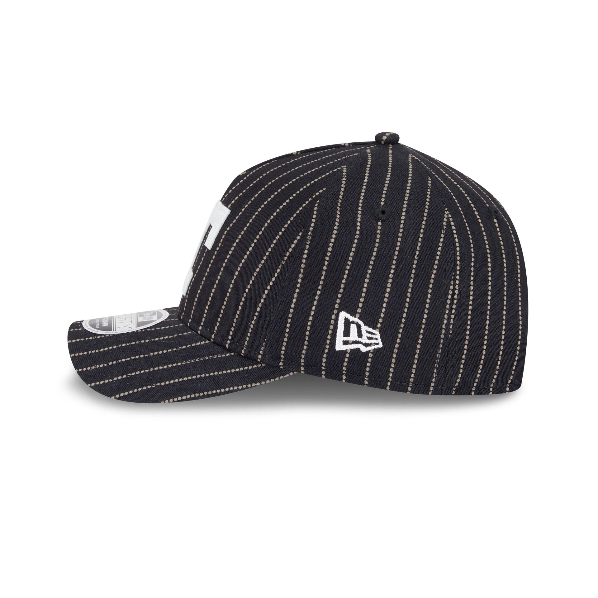Texas Rangers Dotted Pinstripe 9FORTY M-Crown A-Frame Adjustable Hat