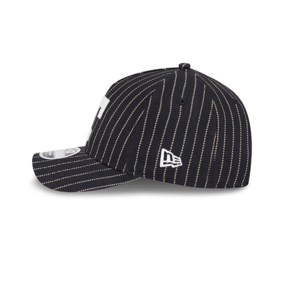 Texas Rangers Dotted Pinstripe 9FORTY M-Crown A-Frame Adjustable Hat