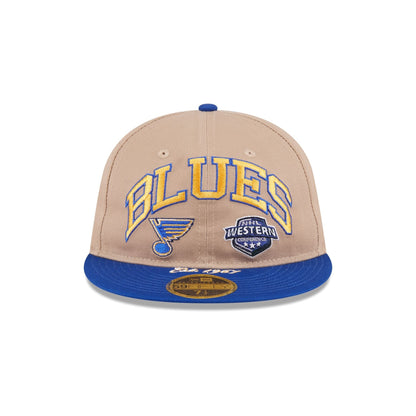 St. Louis Blues Camel Retro Crown 59FIFTY Fitted Hat