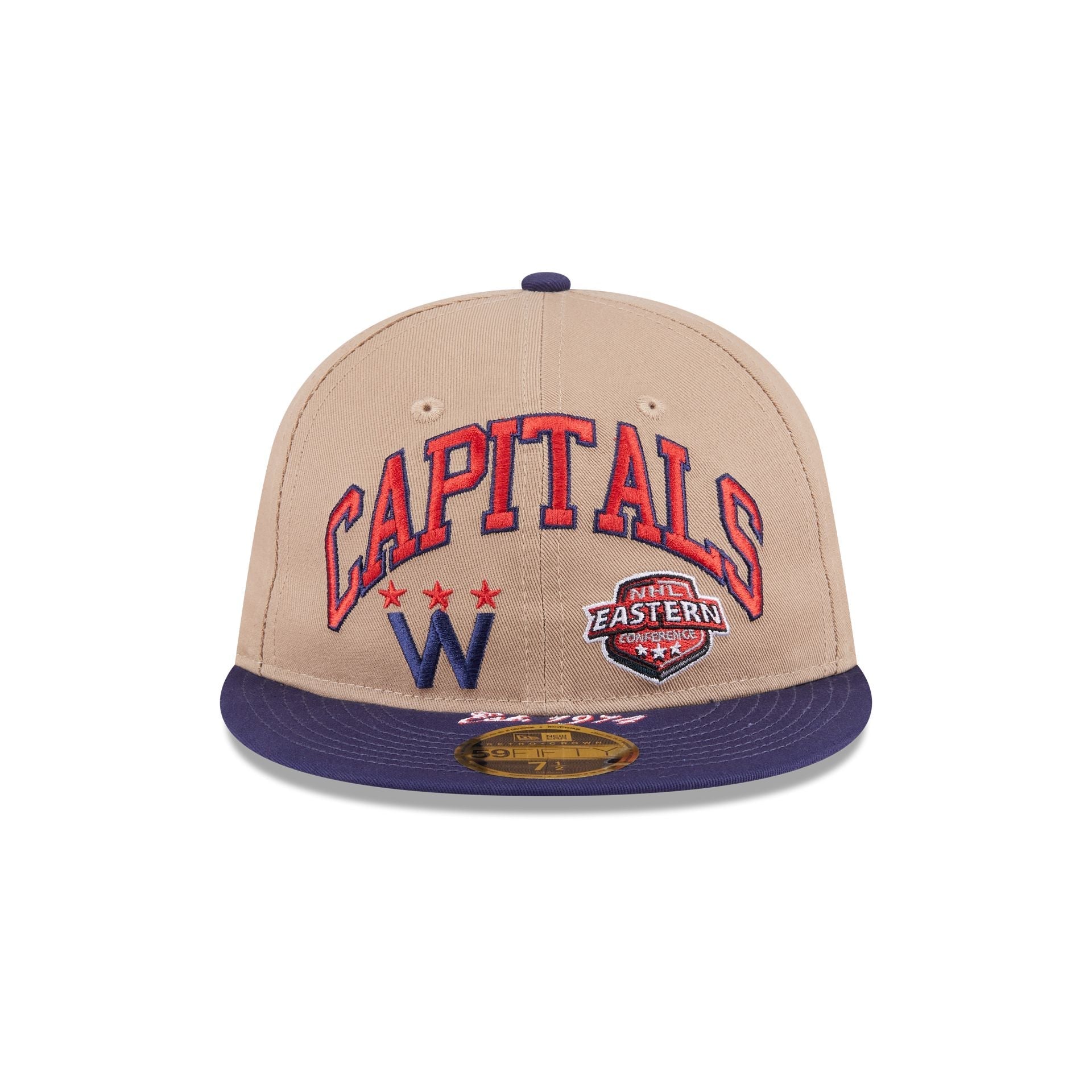 Washington Capitals Camel Retro Crown 59FIFTY Fitted Hat