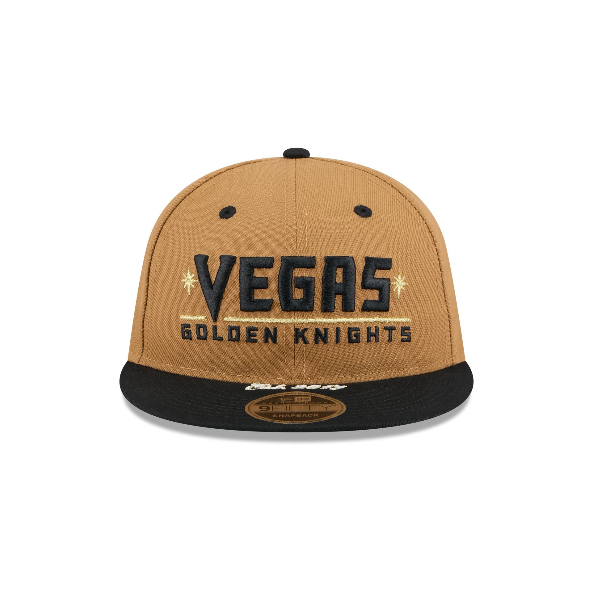 Vegas Golden Knights Wheat Retro Crown 9FIFTY Snapback Hat