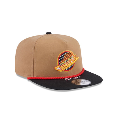 Vancouver Canucks Khaki Rope Golfer Hat