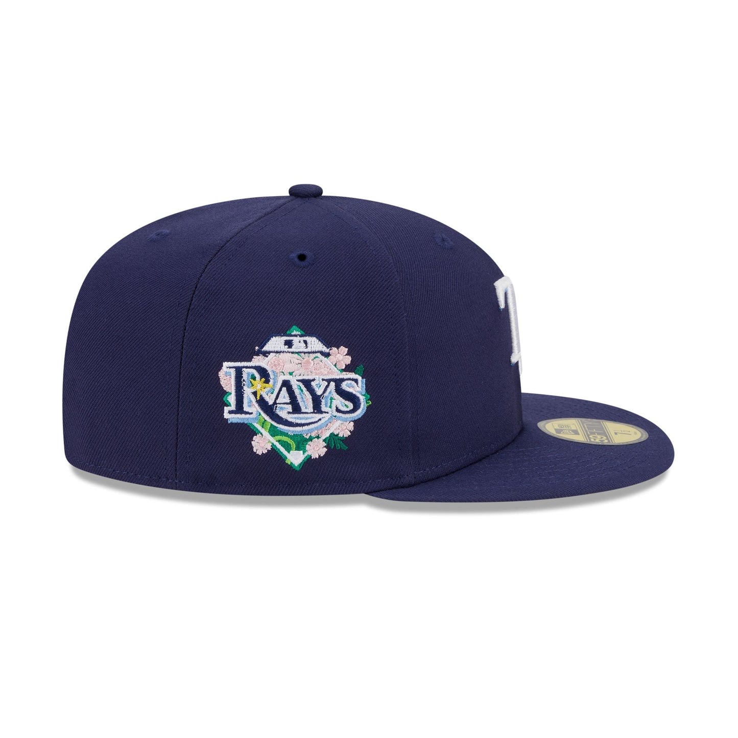 Tampa Bay Rays Floral Undervisor 59FIFTY Fitted Hat