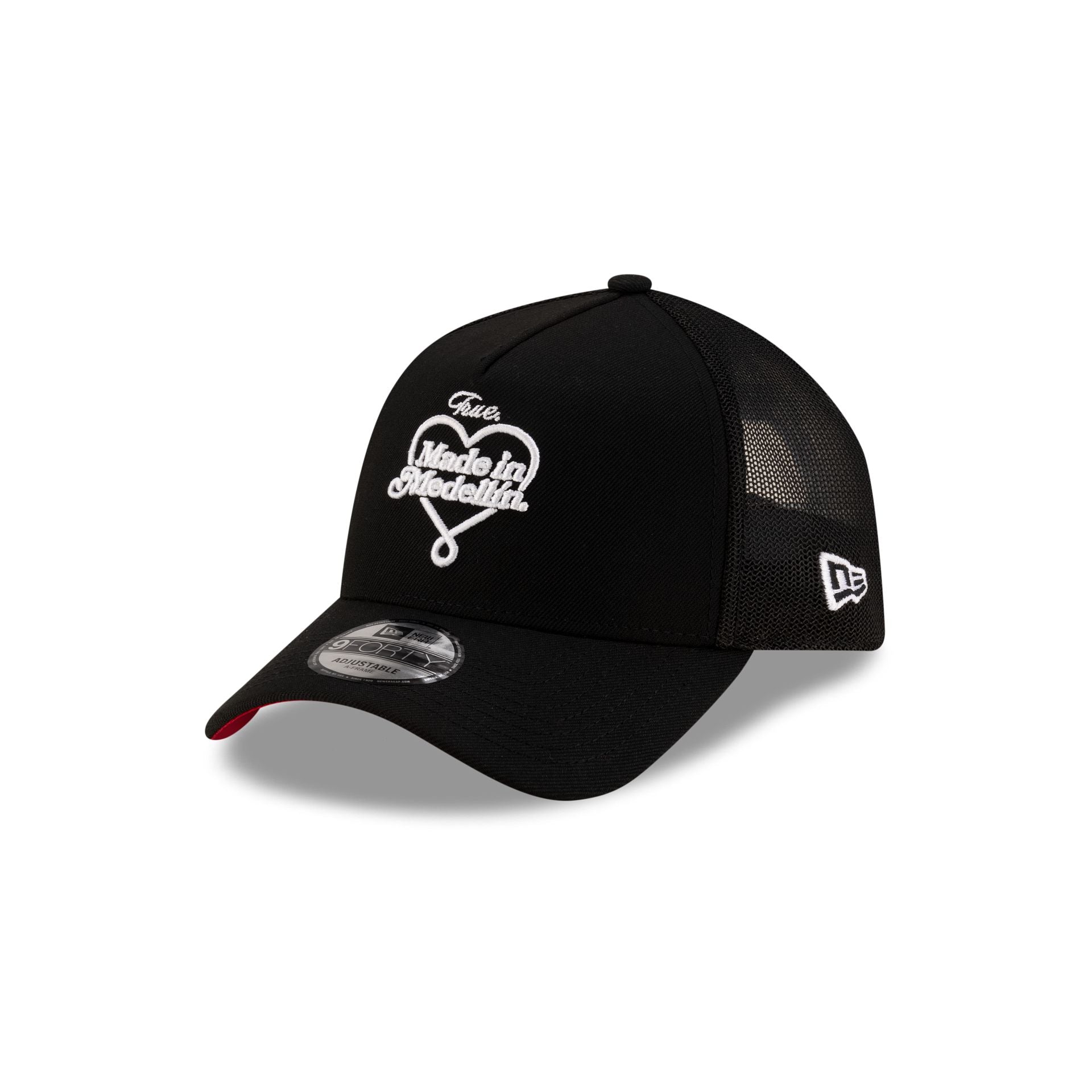 TRUE. Made in Medellín Black 9FORTY A-Frame Snapback Hat