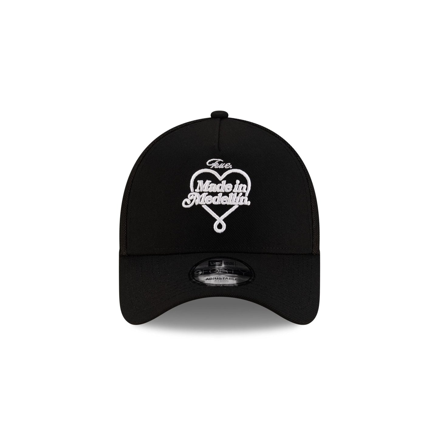 TRUE. Made in Medellín Black 9FORTY A-Frame Snapback Hat