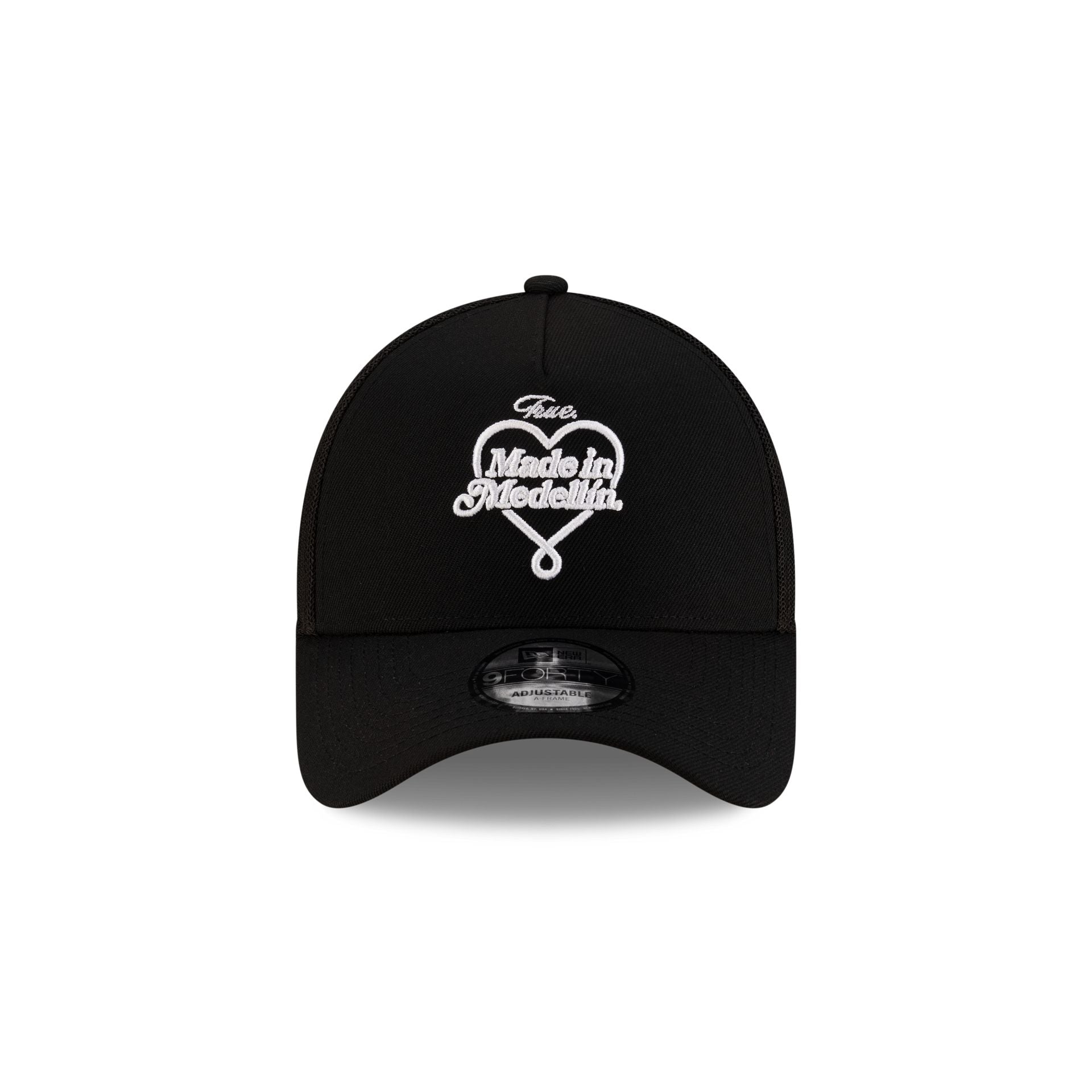 TRUE. Made in Medellín Black 9FORTY A-Frame Snapback Hat