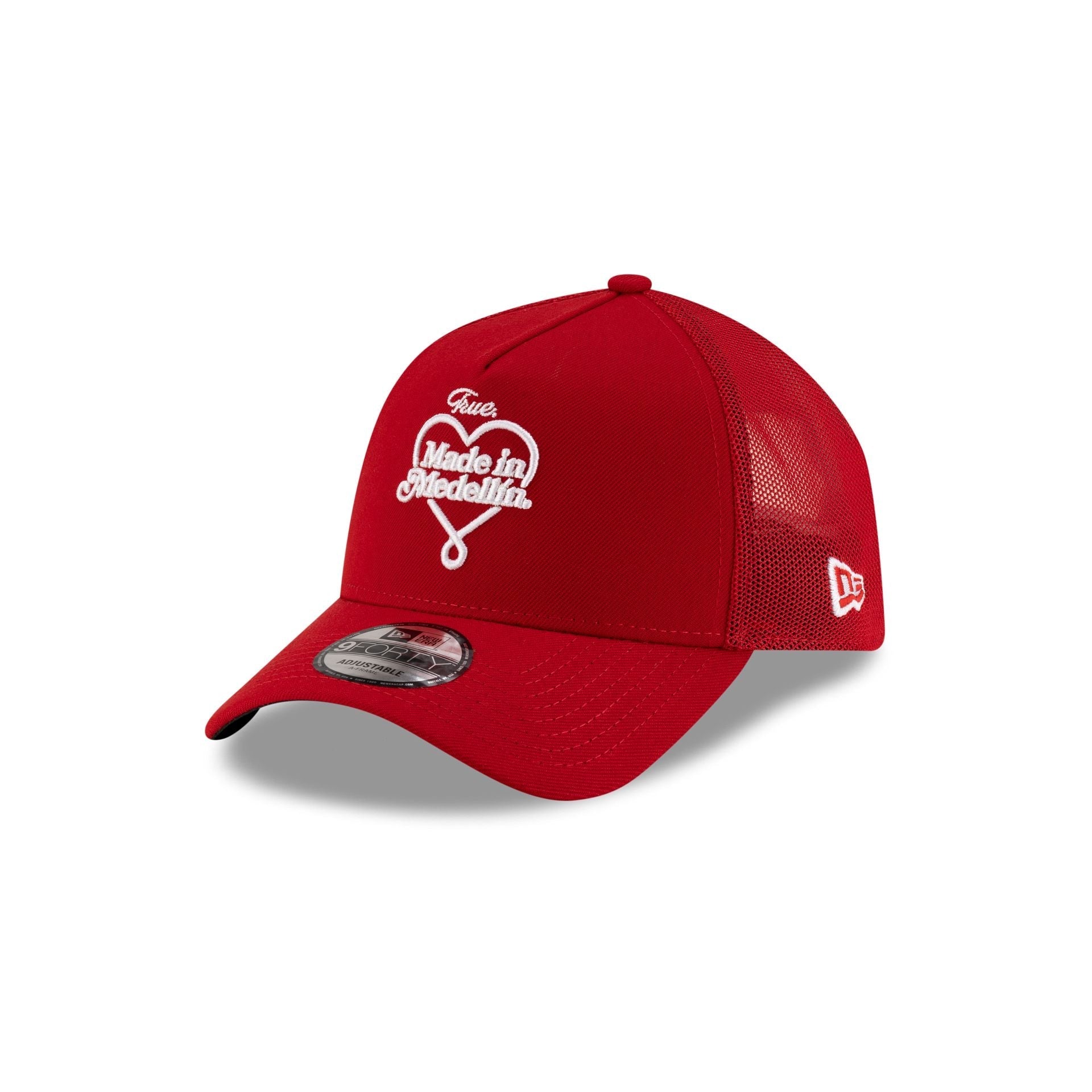 TRUE. Made in Medellín Scarlet 9FORTY A-Frame Snapback Hat