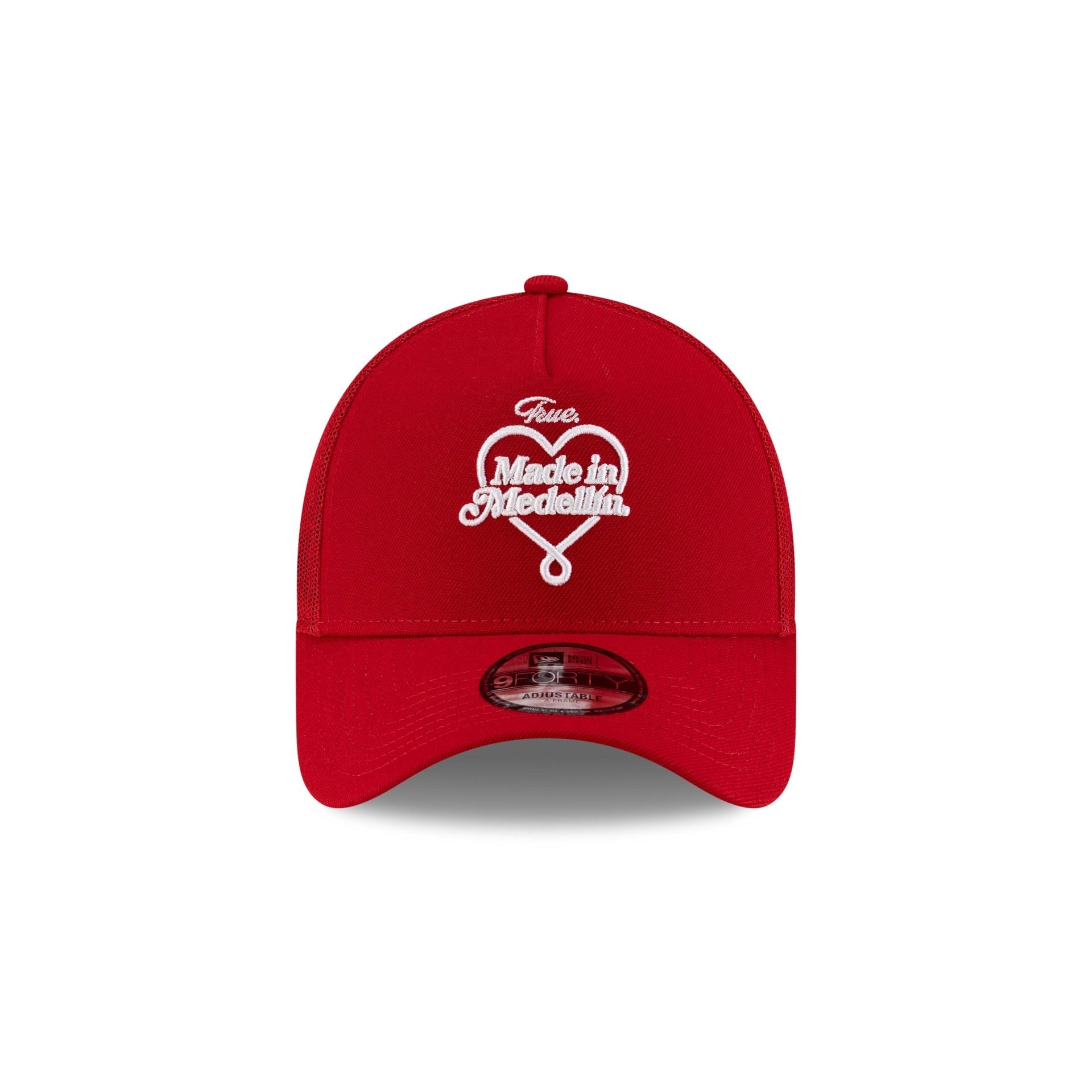 TRUE. Made in Medellín Scarlet 9FORTY A-Frame Snapback Hat