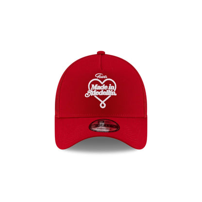 TRUE. Made in Medellín Scarlet 9FORTY A-Frame Snapback Hat