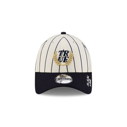 TRUE. Navy Pinstripe 9FORTY Adjustable Hat