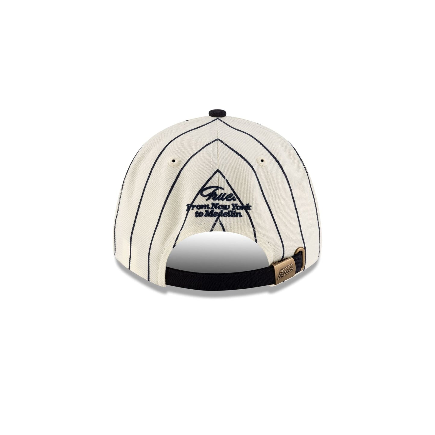 TRUE. Navy Pinstripe 9FORTY Adjustable Hat