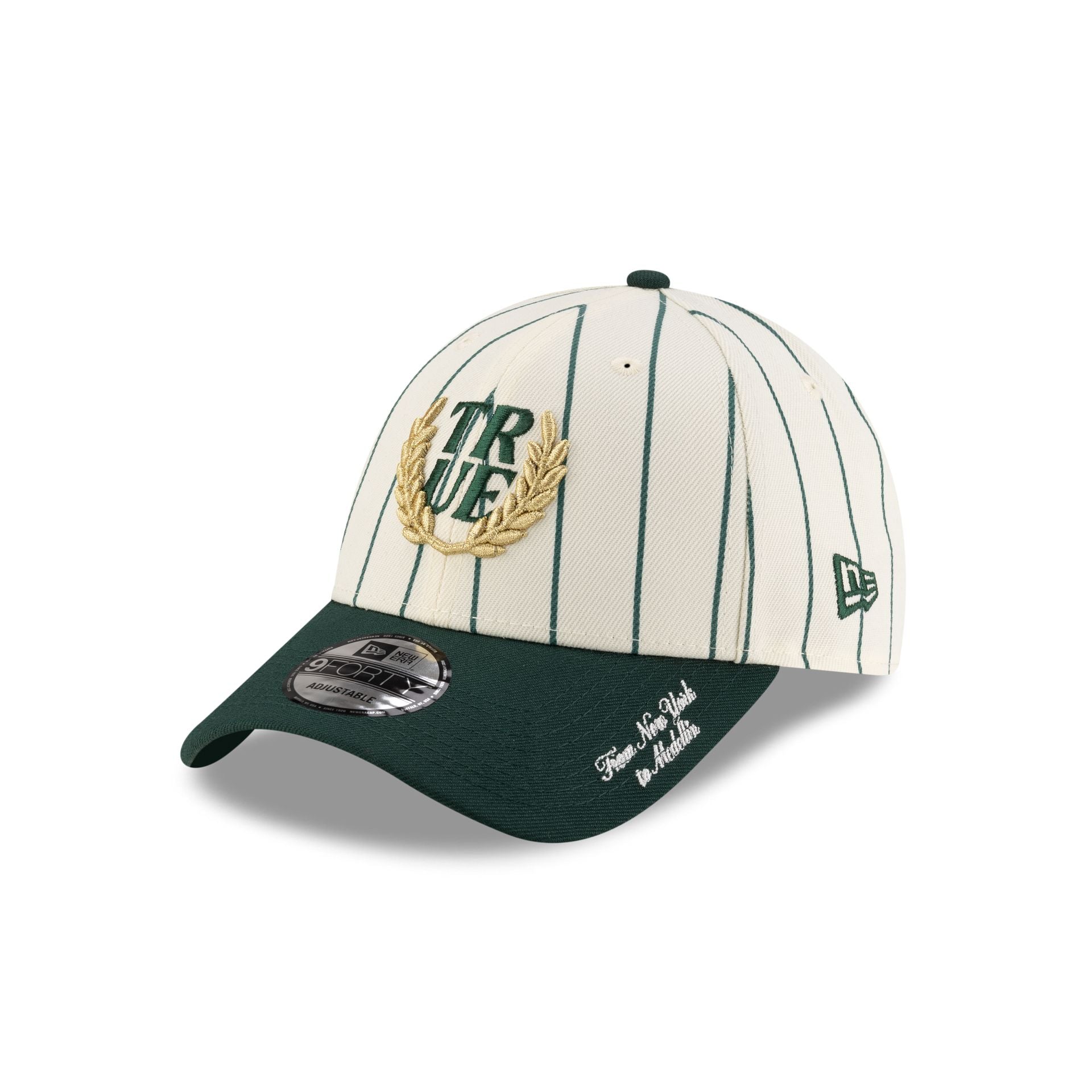 TRUE. Green Pinstripe 9FORTY Adjustable Hat