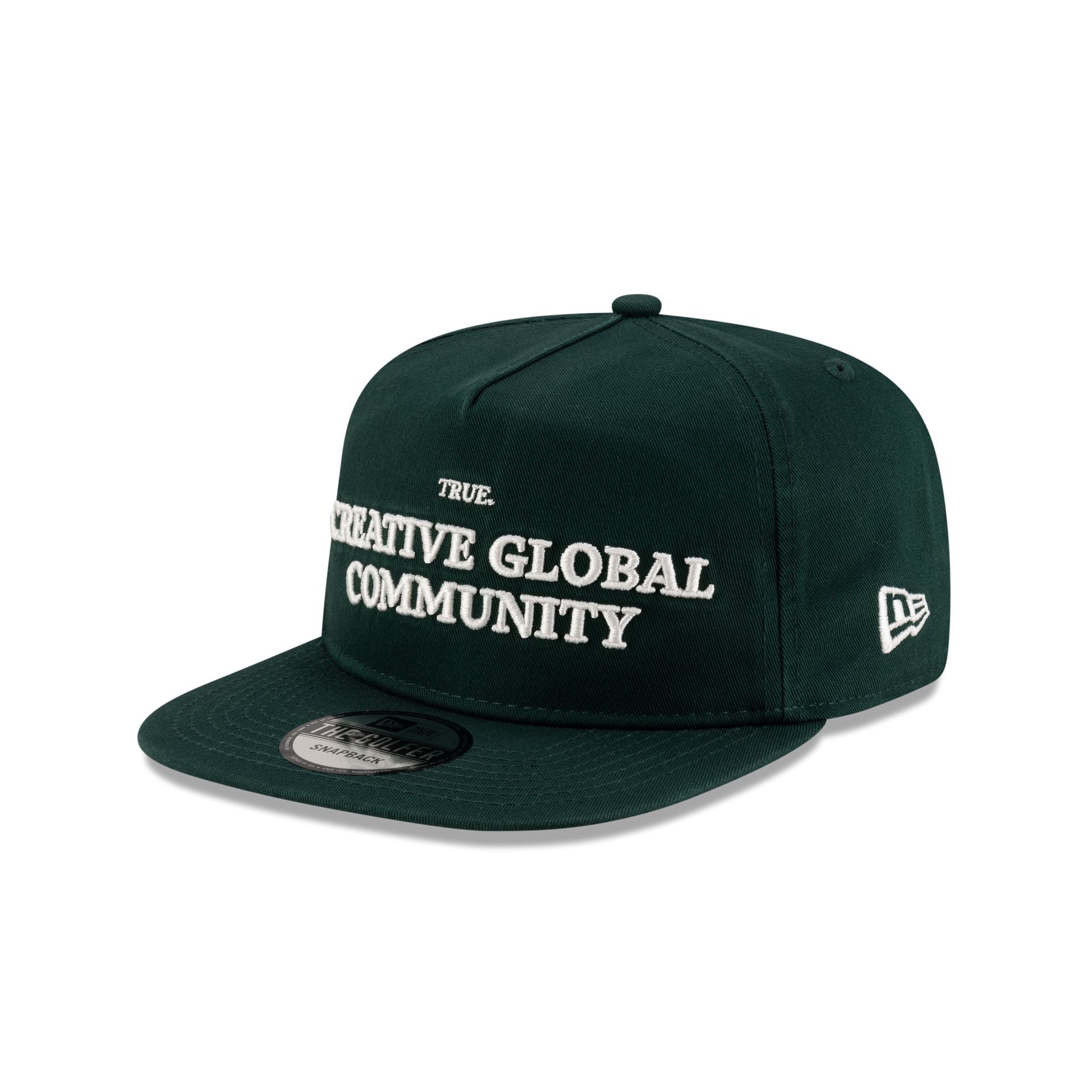 TRUE. Dark Green Golfer Hat