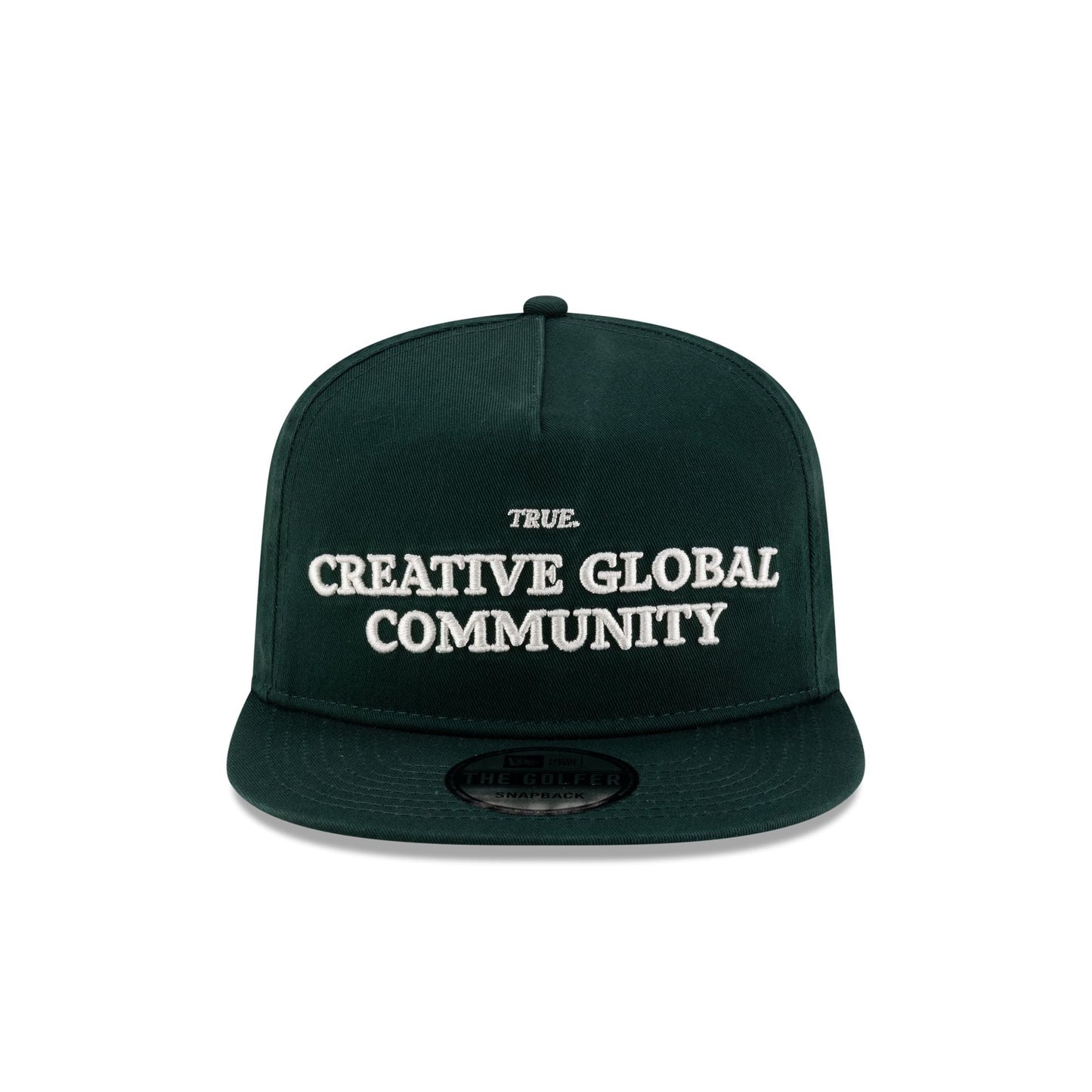 TRUE. Dark Green Golfer Hat