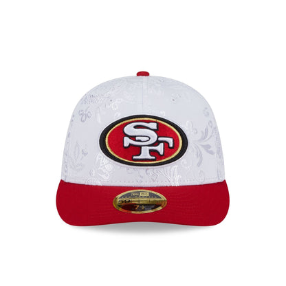 San Francisco 49ers Floral Shine Low Profile 59FIFTY Fitted Hat