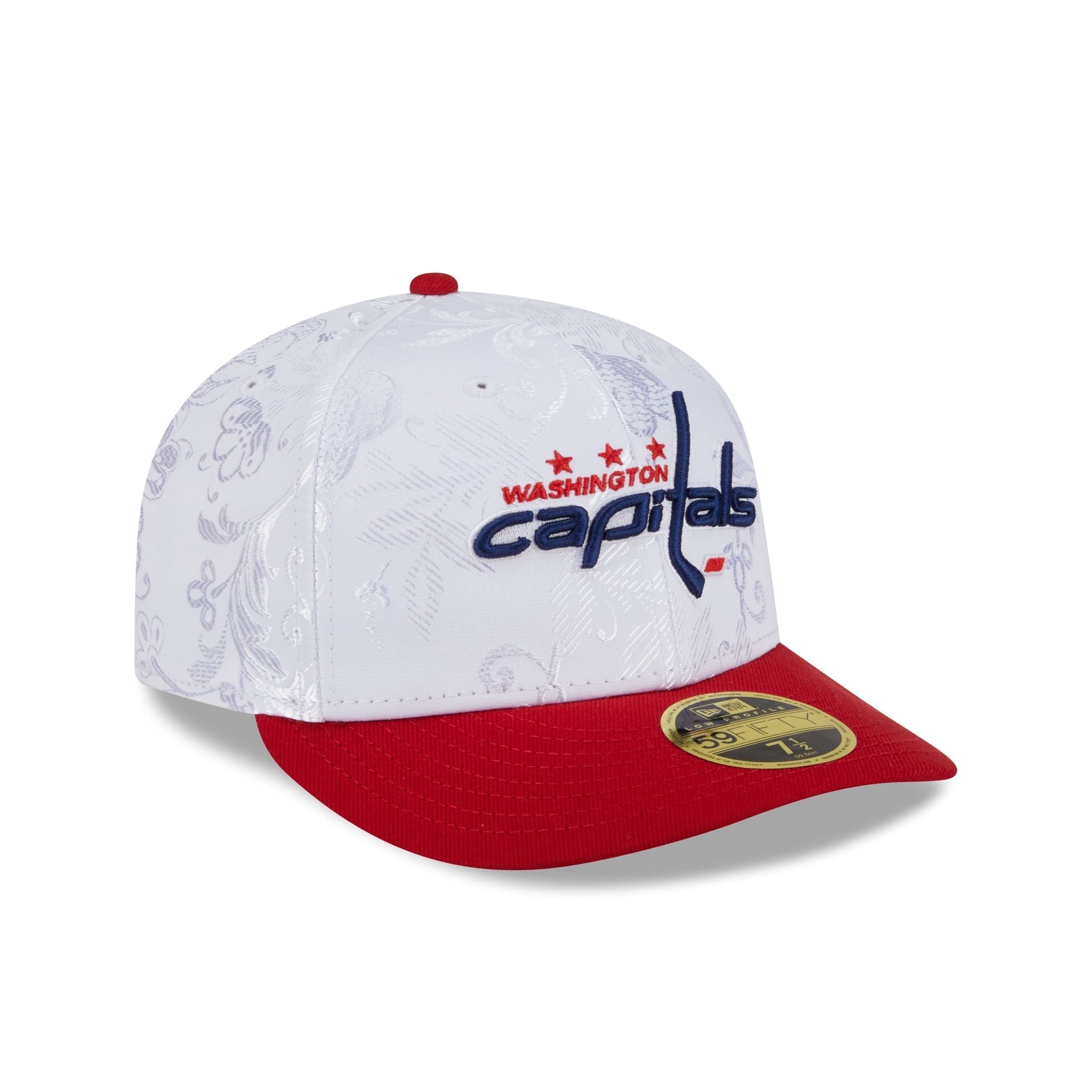 Washington Capitals Floral Shine Low Profile 59FIFTY Fitted Hat