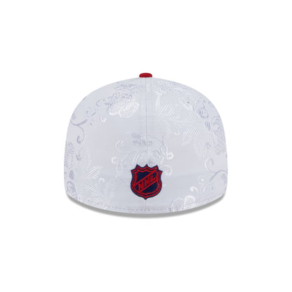 Washington Capitals Floral Shine Low Profile 59FIFTY Fitted Hat