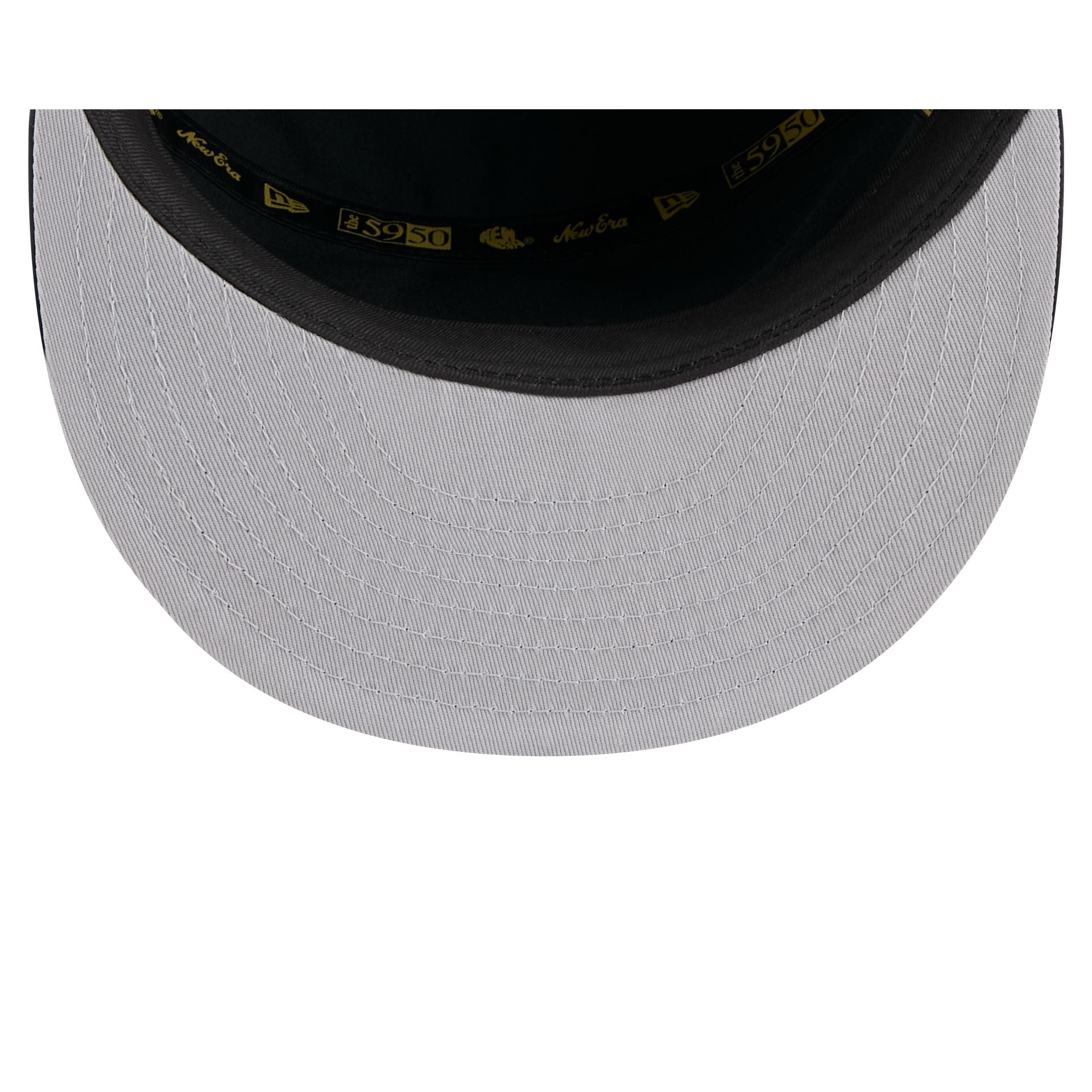 Washington Capitals Black Poly Rope Split Panel 59FIFTY Fitted Hat