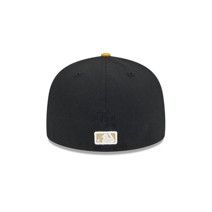 Tampa Bay Rays Metallic Gold Logo 59FIFTY Fitted Hat
