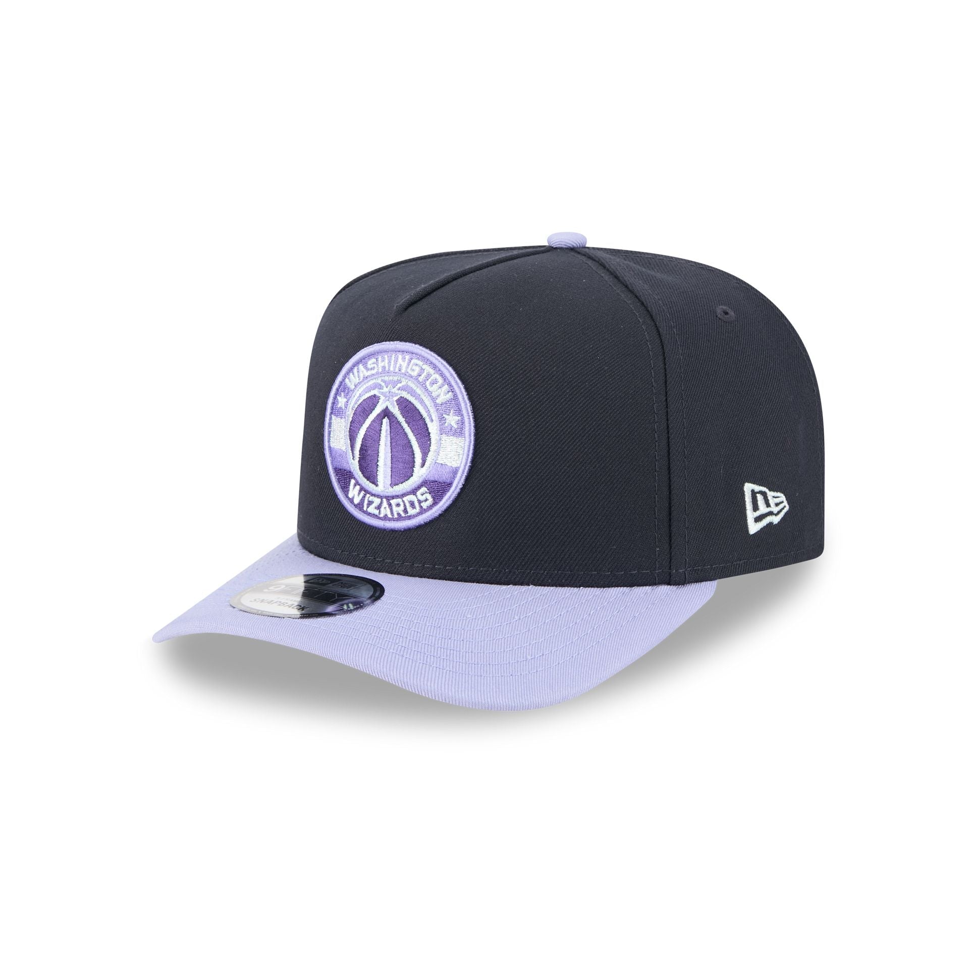 Washington Wizards Navy Lavender 9FIFTY A-Frame Snapback Hat