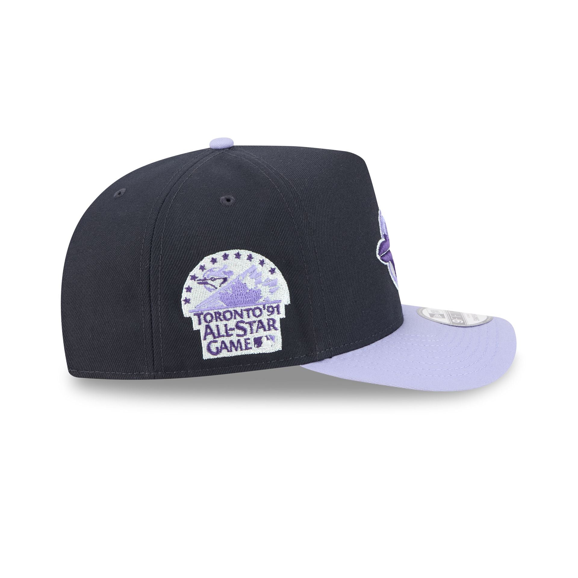 Toronto Blue Jays Navy Lavender 9FIFTY A-Frame Snapback Hat