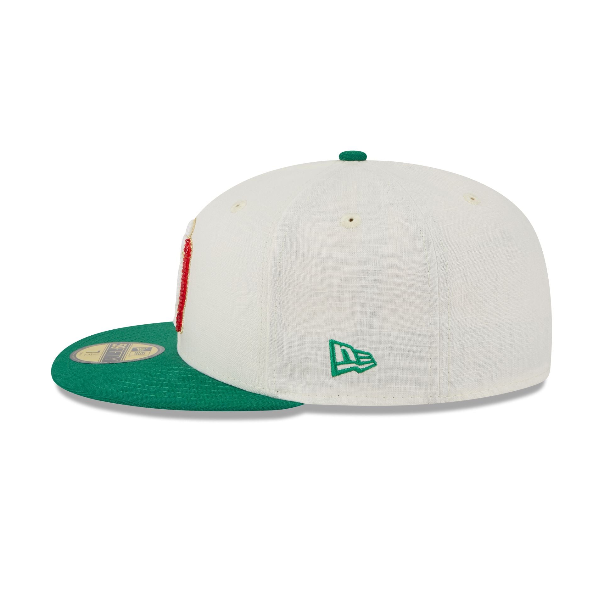 San Diego Padres Beaded Linen 59FIFTY Fitted Hat