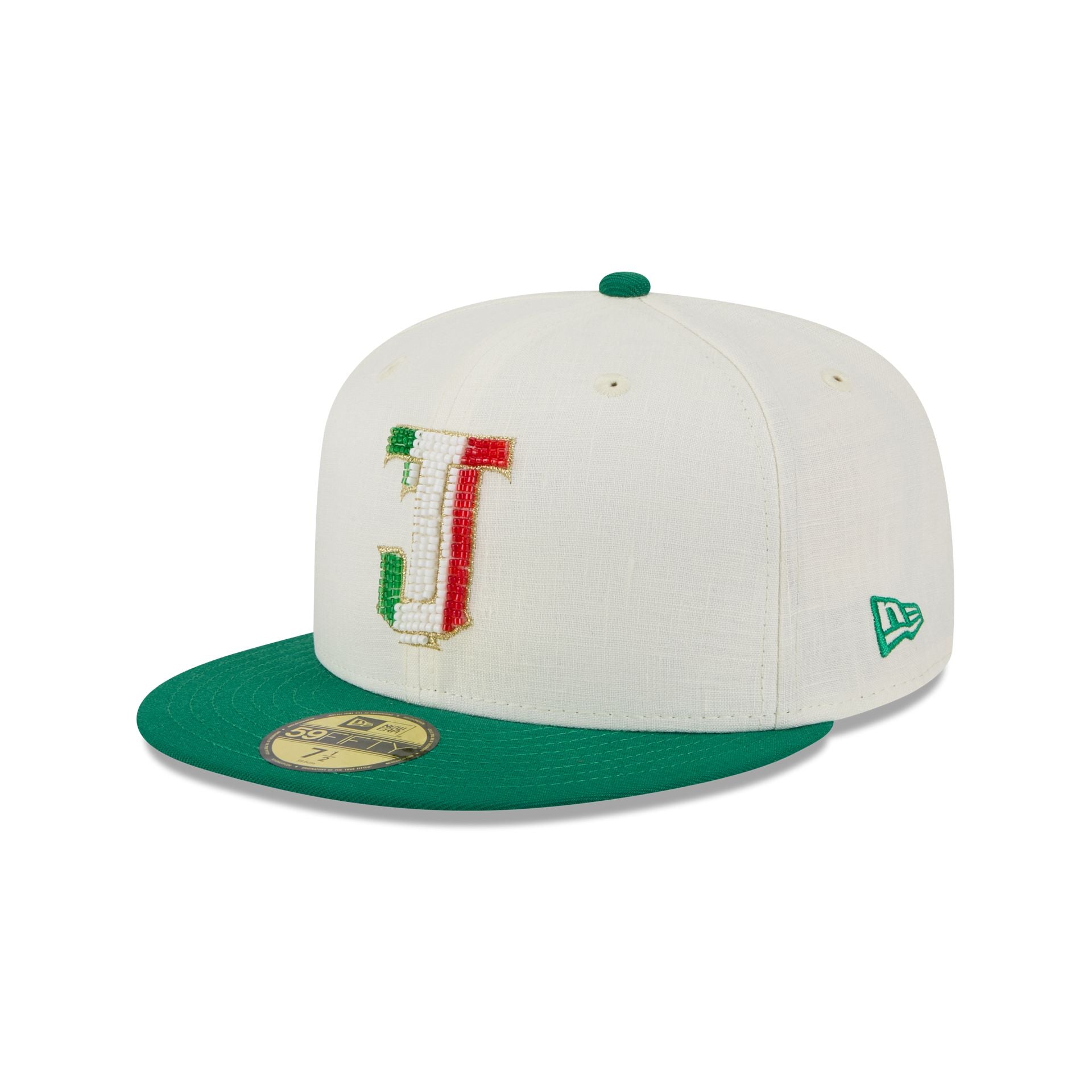 Toros de Tijuana Beaded Linen 59FIFTY Fitted Hat