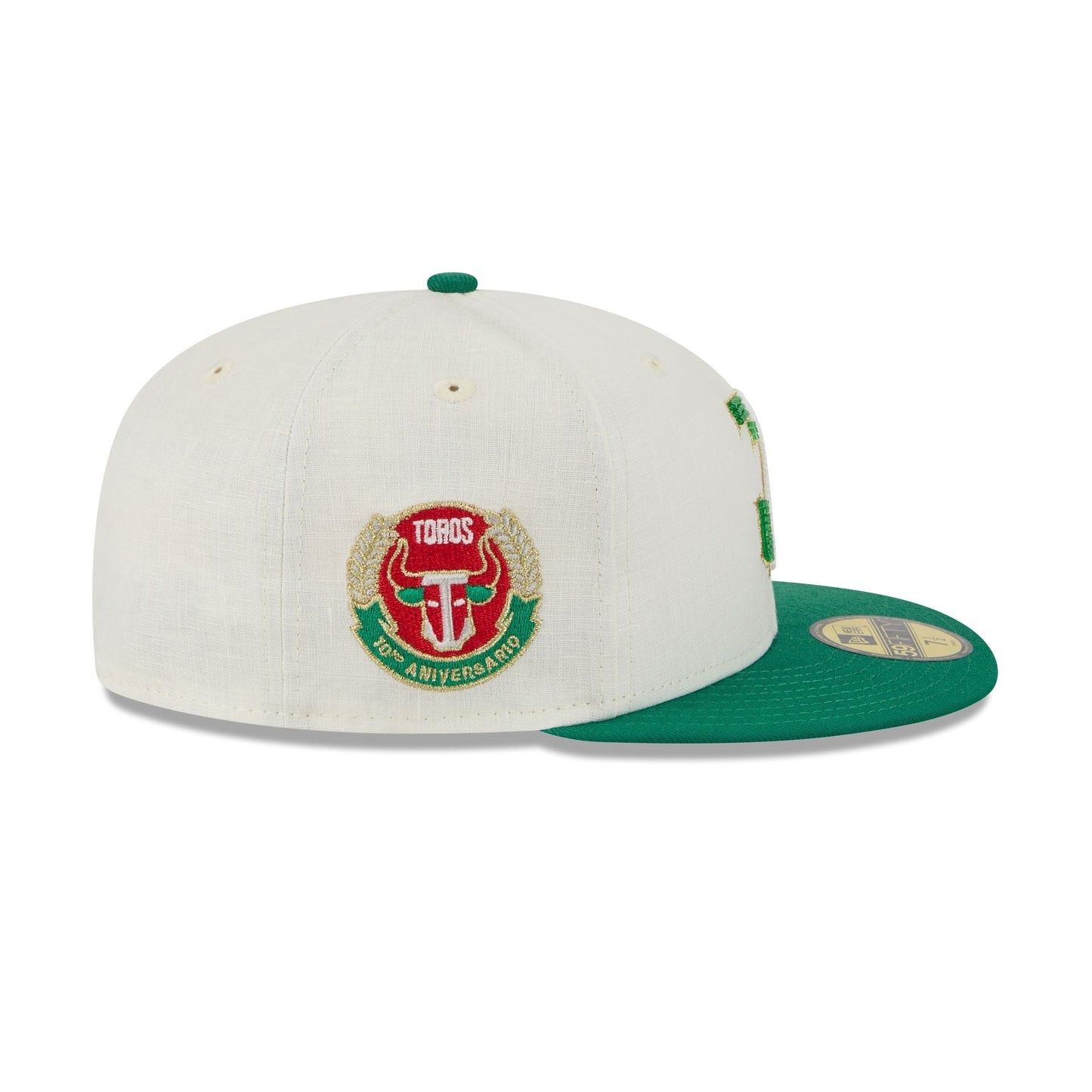 Toros de Tijuana Beaded Linen 59FIFTY Fitted Hat