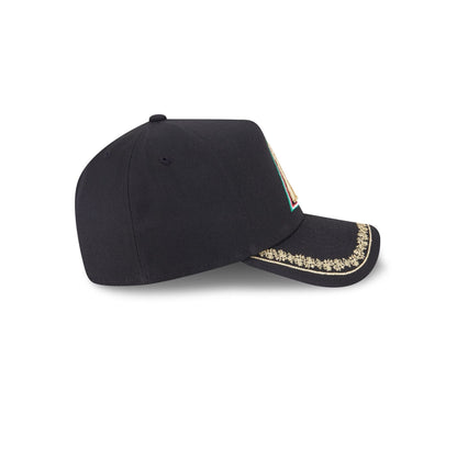 Arizona Diamondbacks Ornate Visor 9FORTY A-Frame Snapback Hat