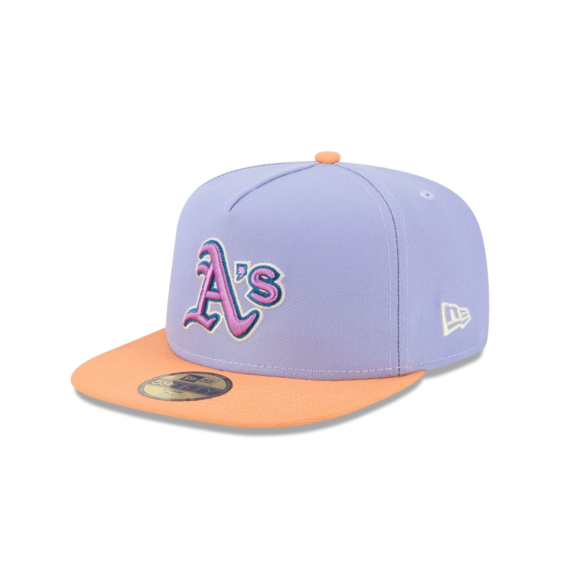 Athletics Lavender 59FIFTY A-Frame Fitted Hat