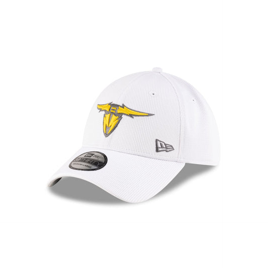 San Antonio Brahmas White 39THIRTY Stretch Fit Hat