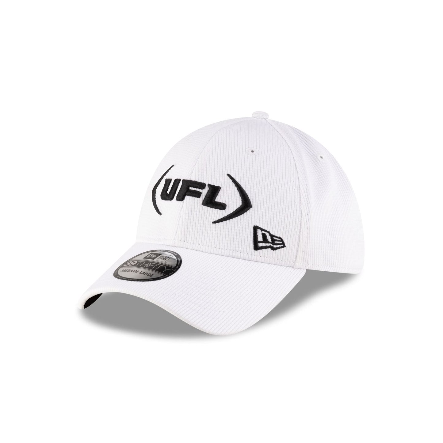 UFL White 39THIRTY Stretch Fit Hat