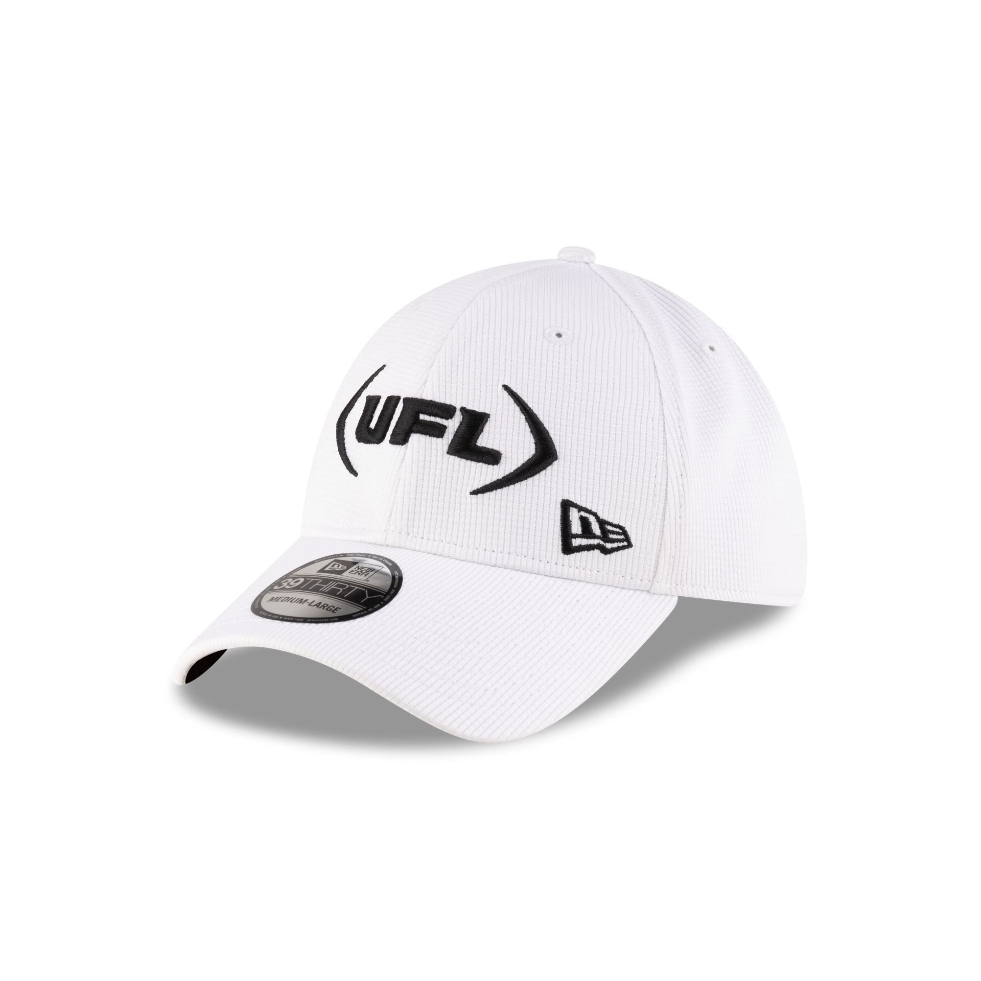 UFL White 39THIRTY Stretch Fit Hat