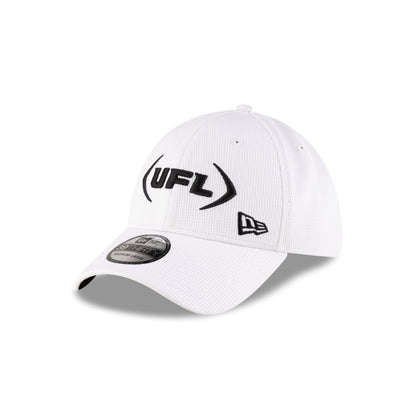 UFL White 39THIRTY Stretch Fit Hat