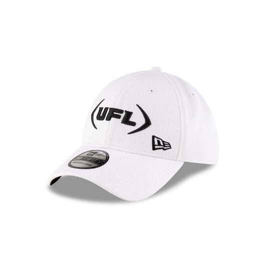 UFL White 39THIRTY Stretch Fit Hat