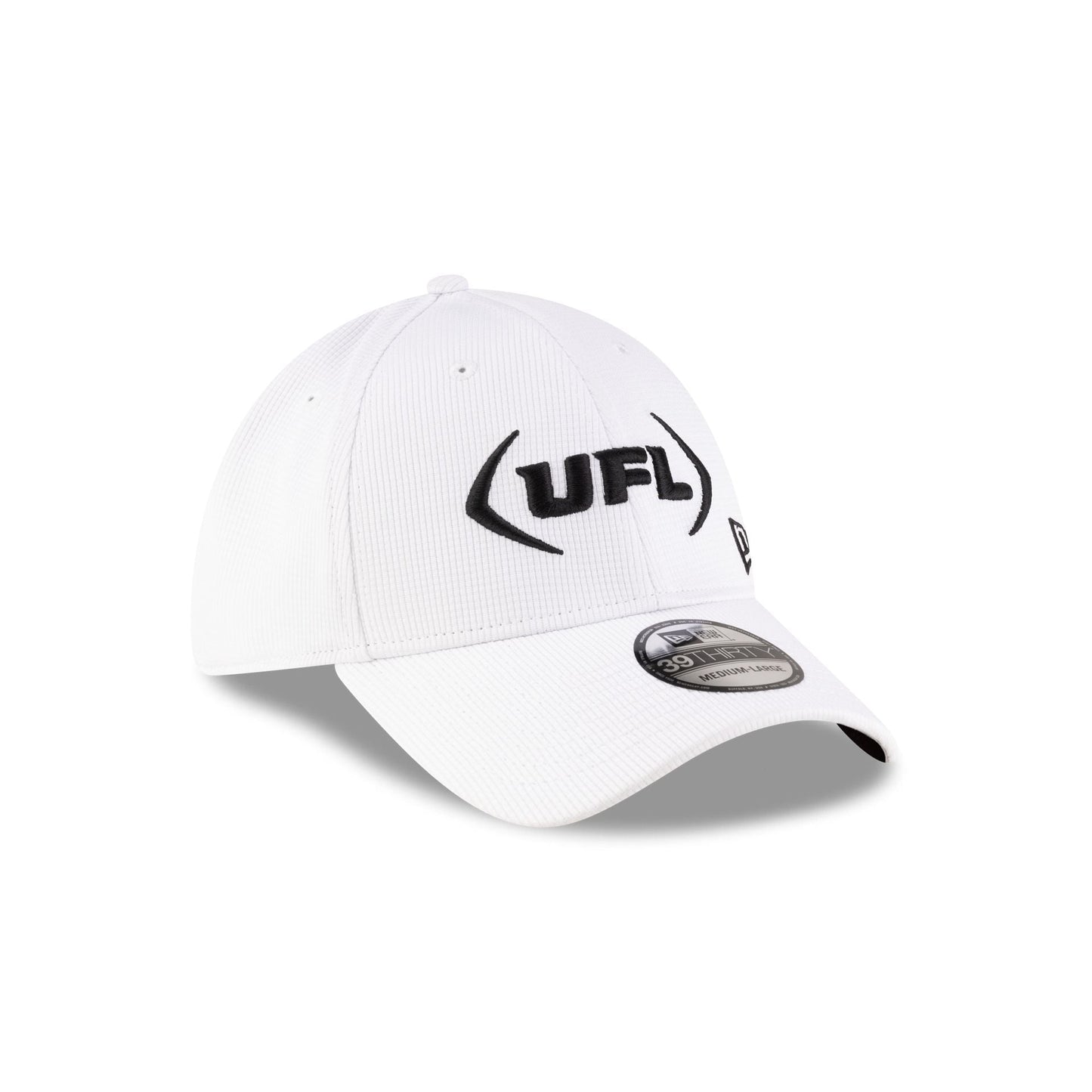 UFL White 39THIRTY Stretch Fit Hat