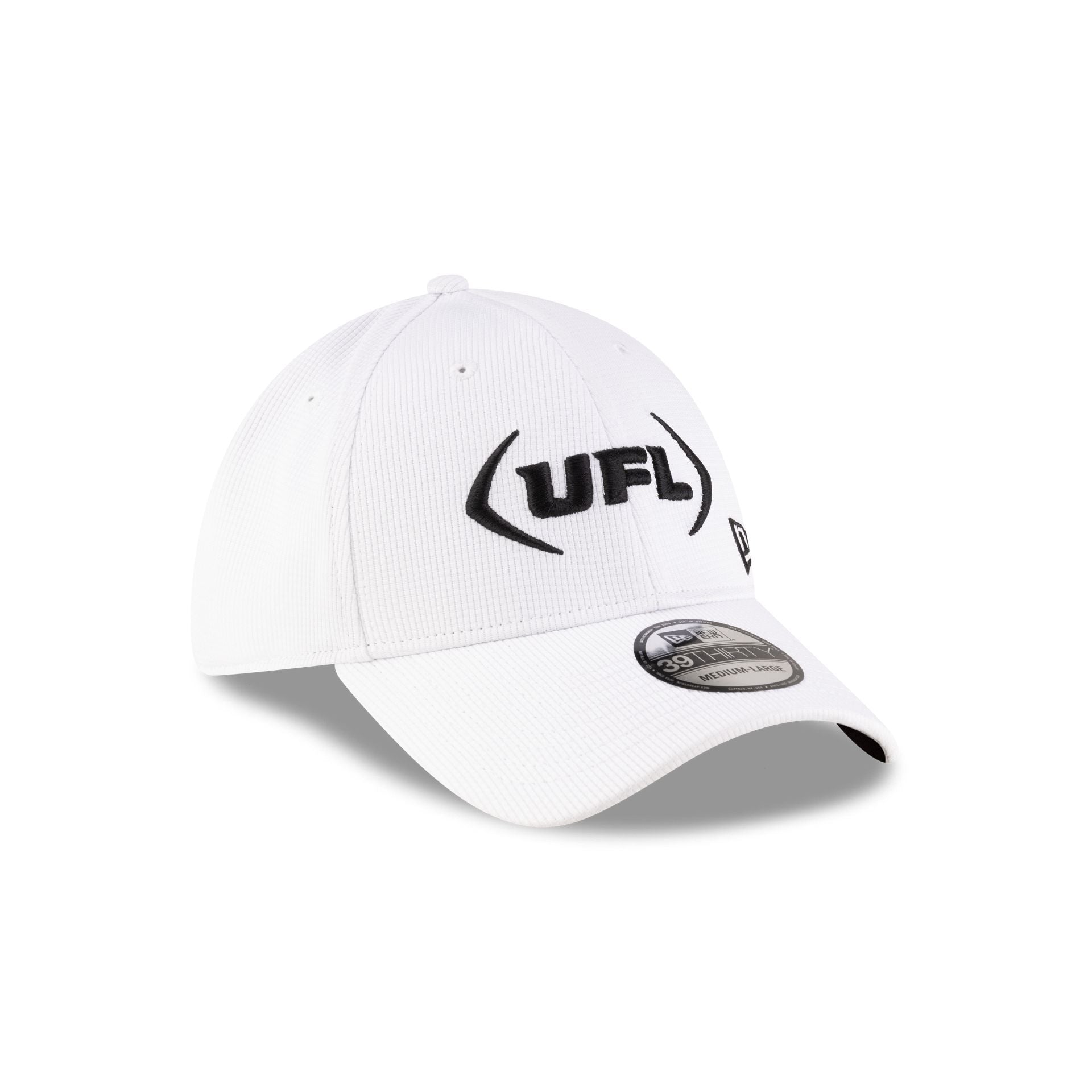 UFL White 39THIRTY Stretch Fit Hat