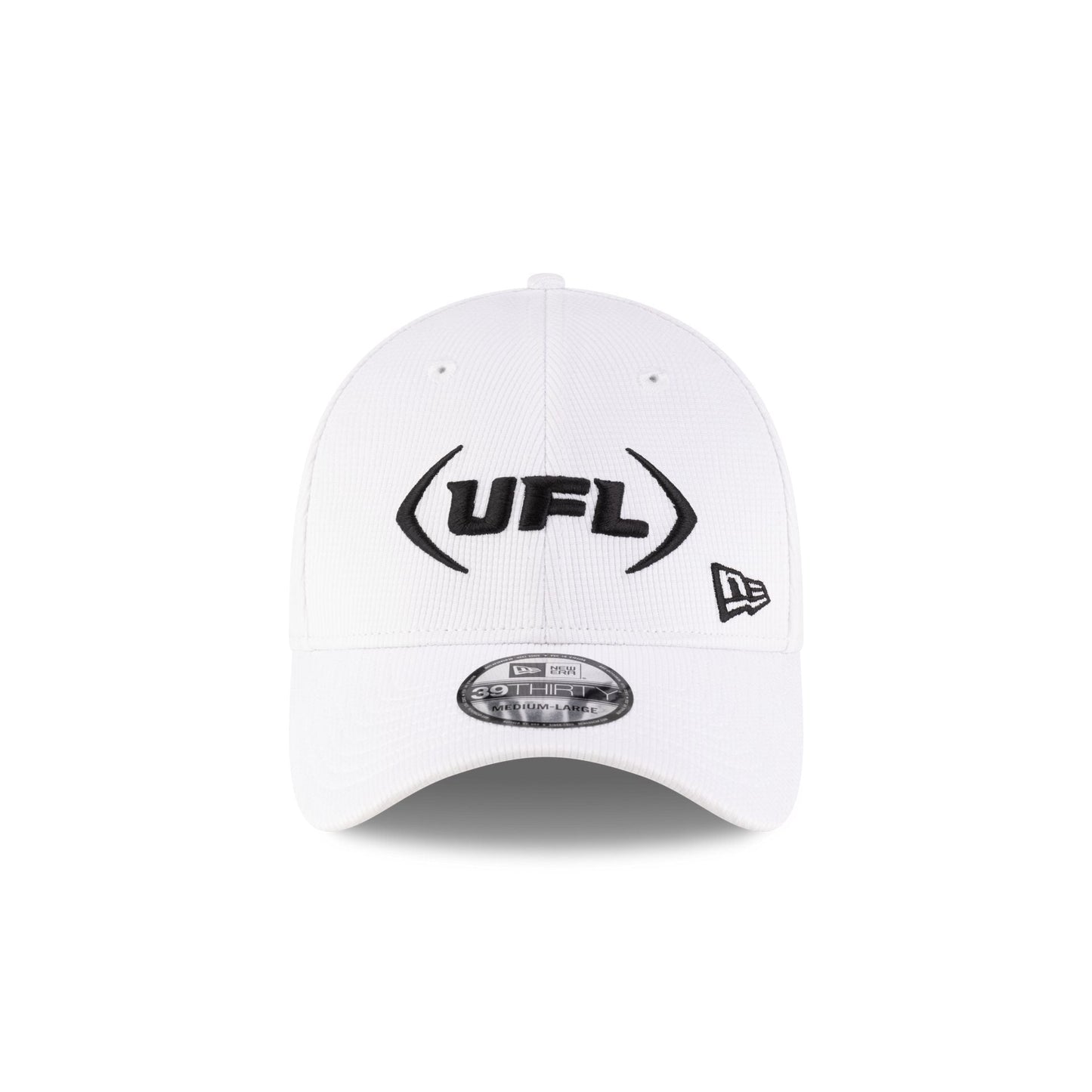 UFL White 39THIRTY Stretch Fit Hat