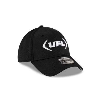 UFL Black 39THIRTY Stretch Fit Hat
