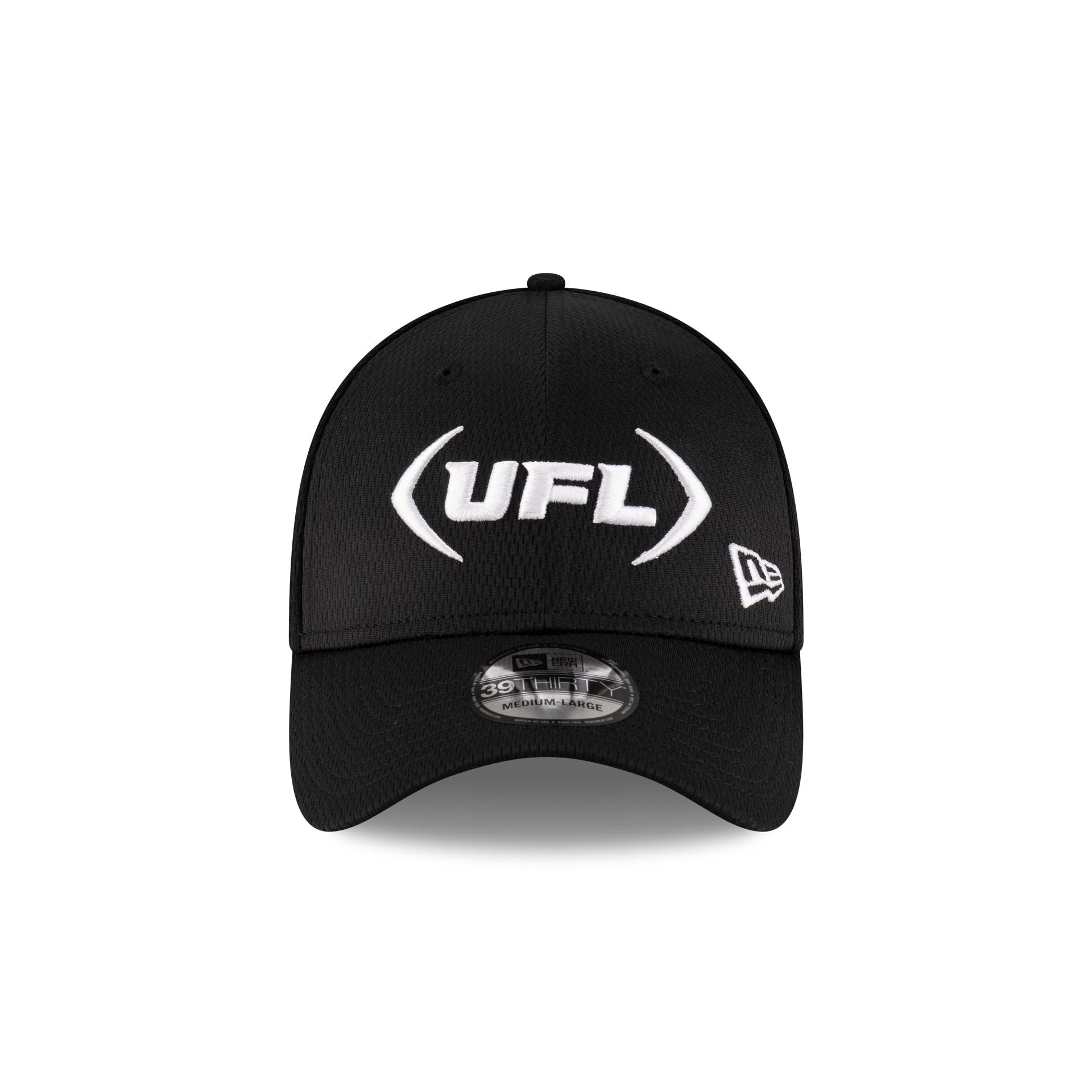 UFL Black 39THIRTY Stretch Fit Hat