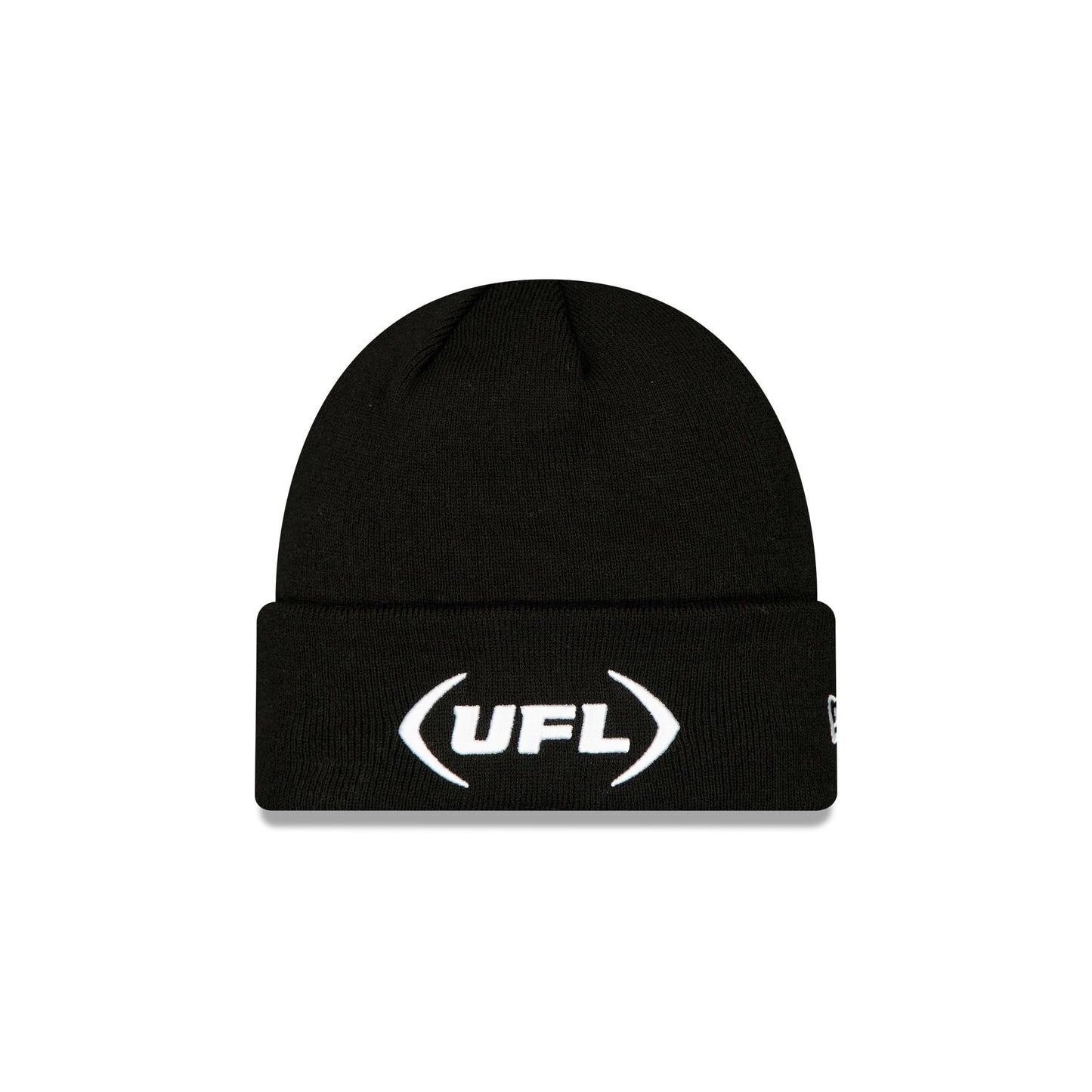 UFL Black Cuff Knit Beanie