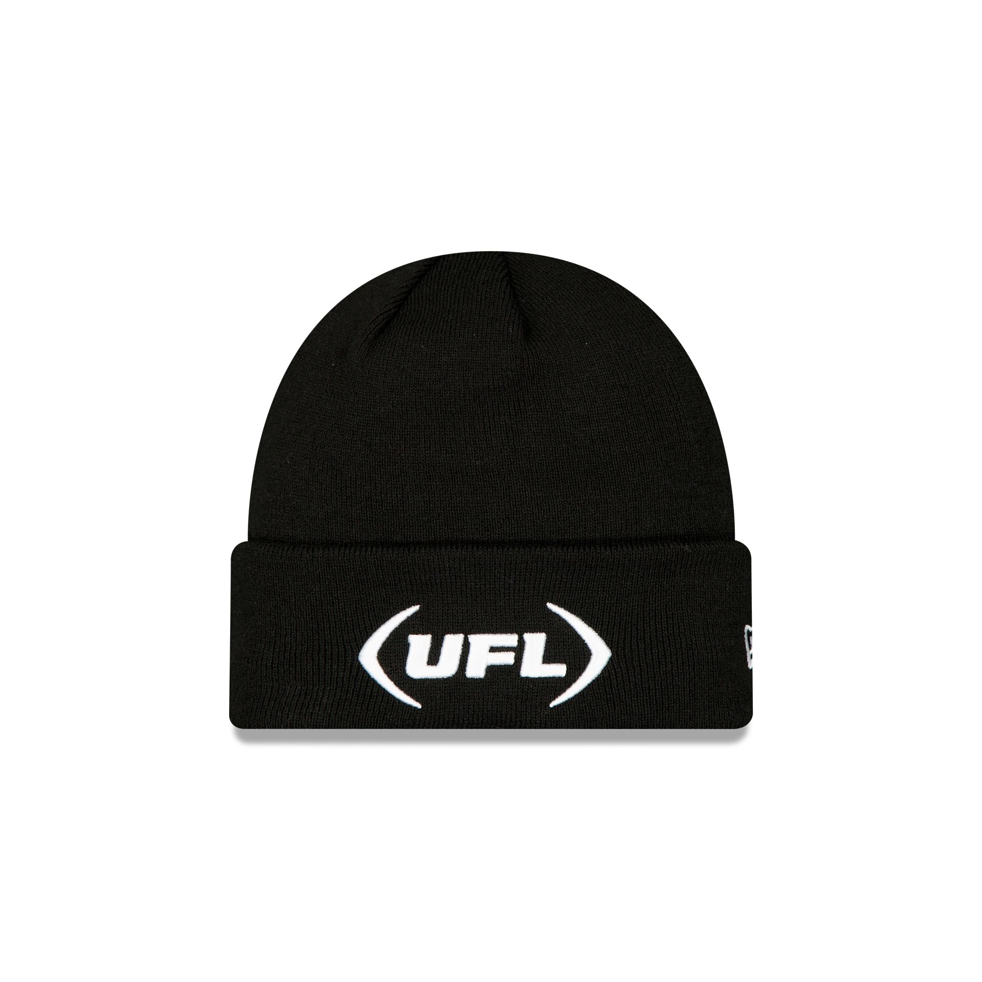 UFL Black Cuff Knit Beanie