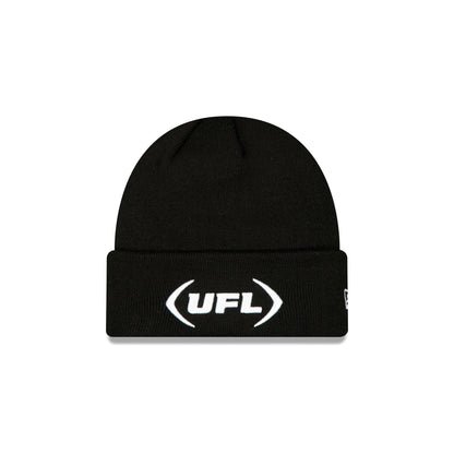 UFL Black Cuff Knit Beanie