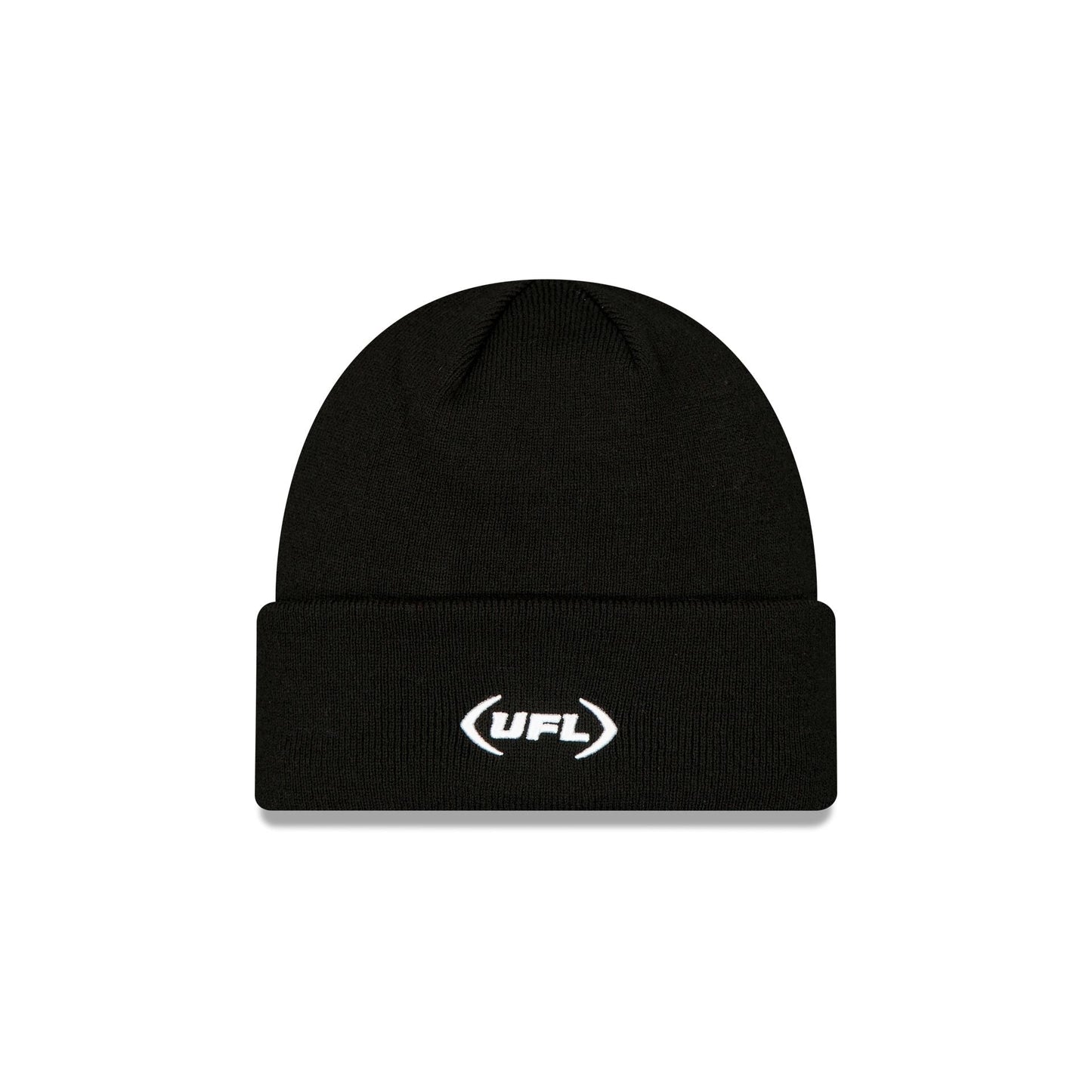 UFL Black Cuff Knit Beanie