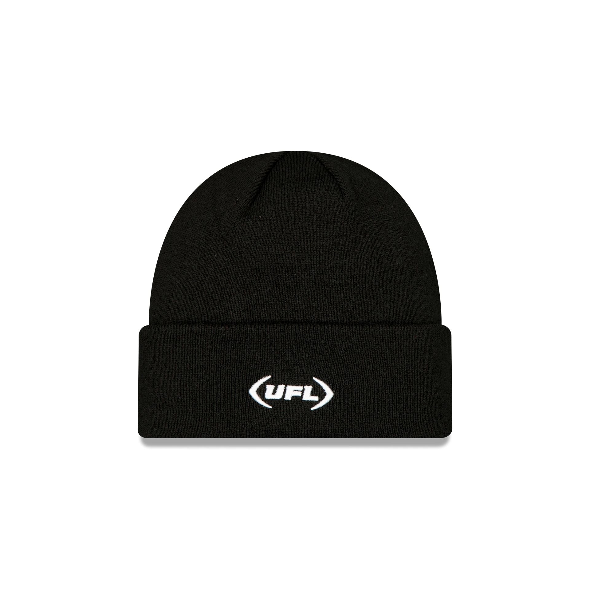 UFL Black Cuff Knit Beanie