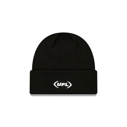 UFL Black Cuff Knit Beanie